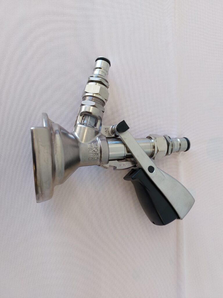 Bier-KEG Flach-Zapfkopf mit Tankventil