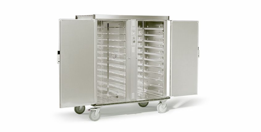 Rieber Ausgabewagen 2 x 2/1 GN 2 x 11 Einschübe beheizt