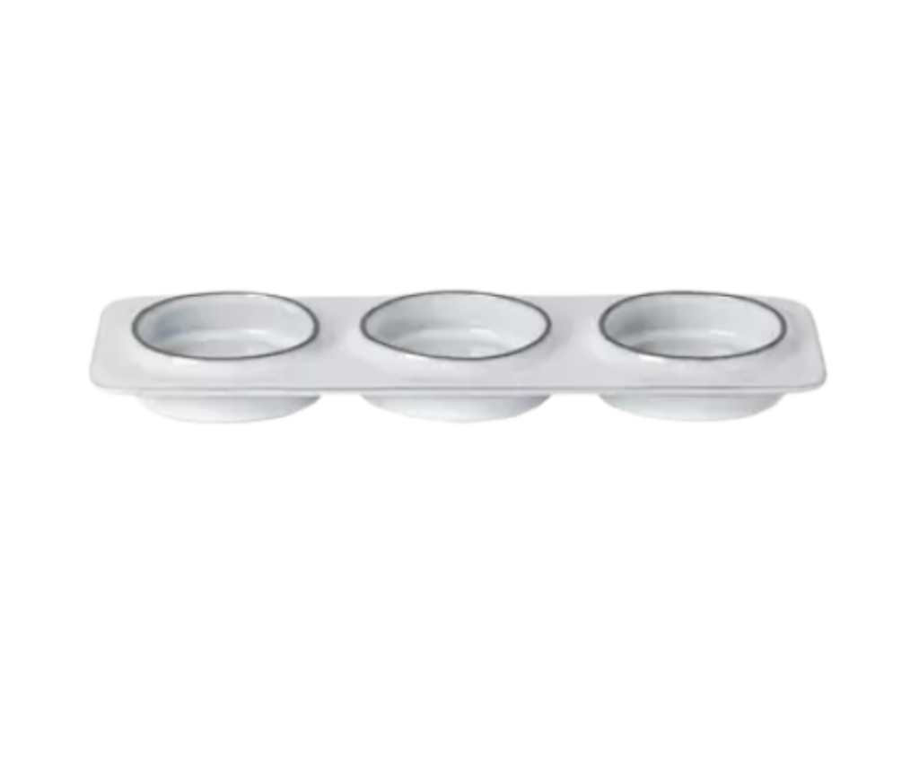 Platte 3er Ambar 28x9,9 cm